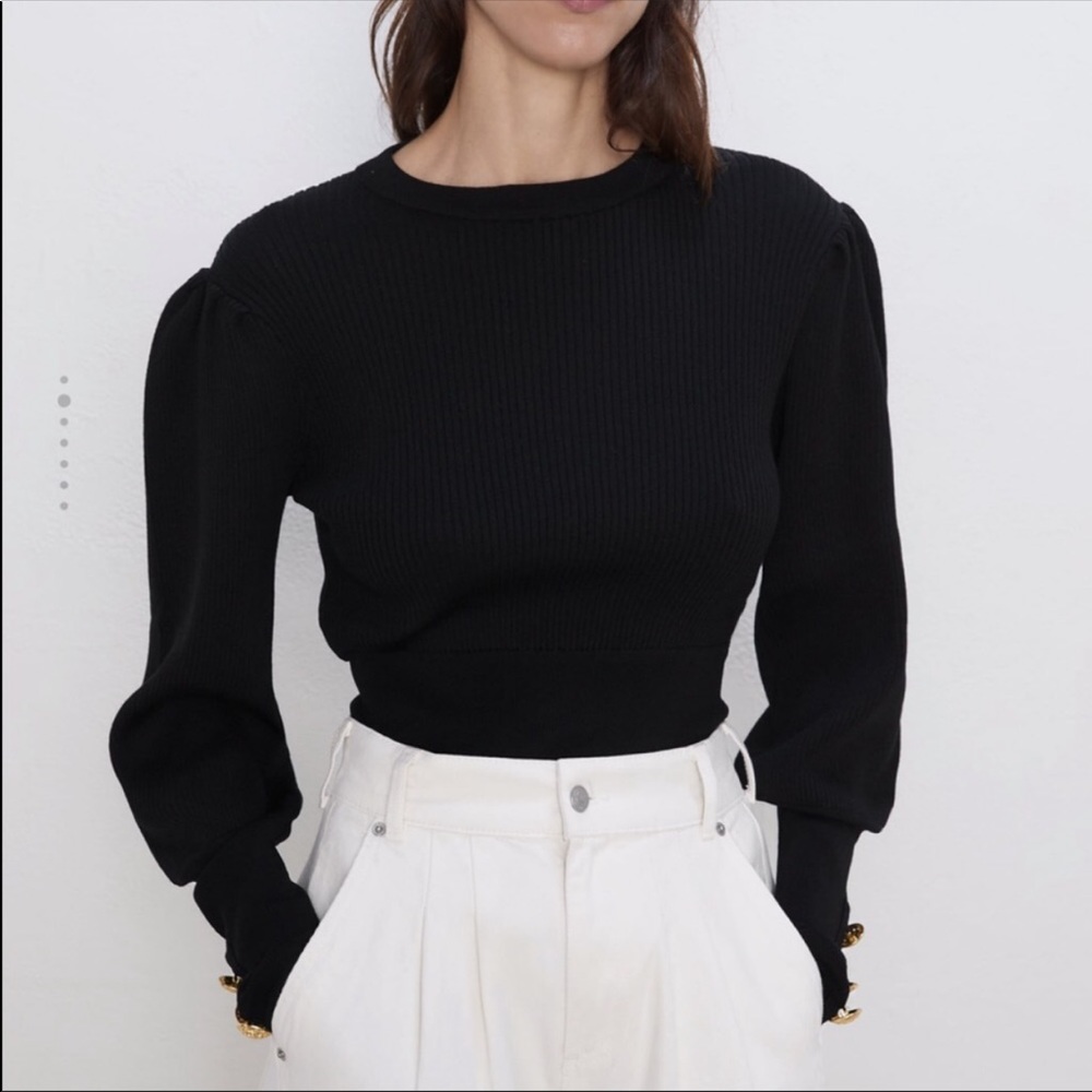 Zara black sweater